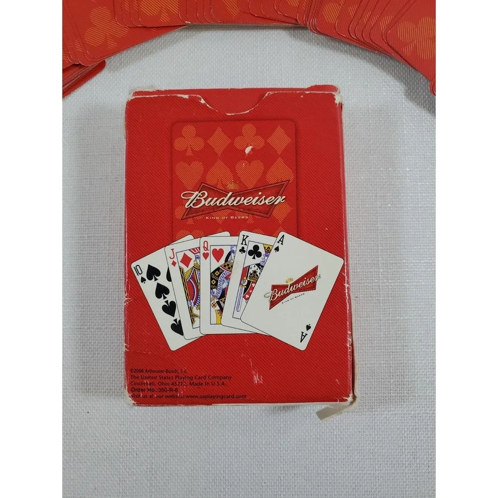 Vintage Budweiser Playing Cards - 2006 - Complete W/52 Cards + 2 Jokers